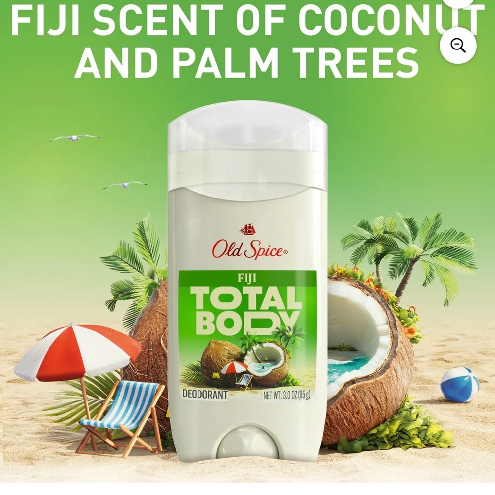 Old Spice Fiji Total Body Deodorant - Cream